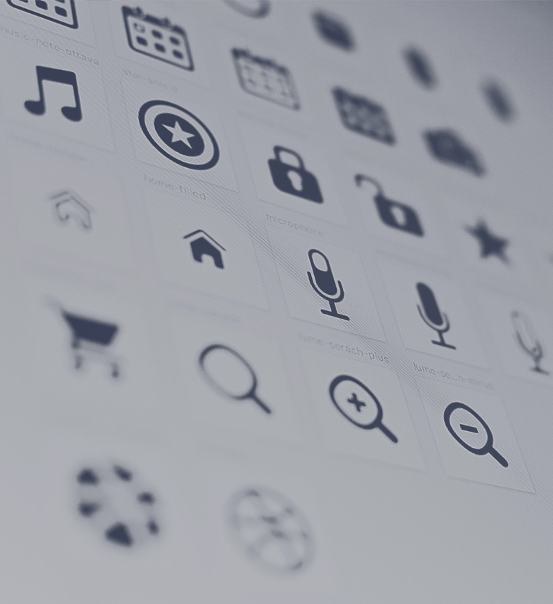 Assembling components like logo variations, text styles, buttons, illustrations, colors, icons, to create unified interfaces.