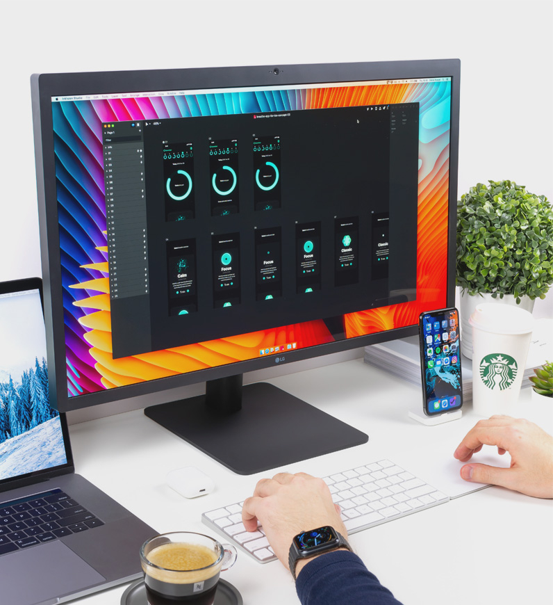 An eye-catching user interface that improves usability, user satisfaction, and guides users seamlessly through the digital product.