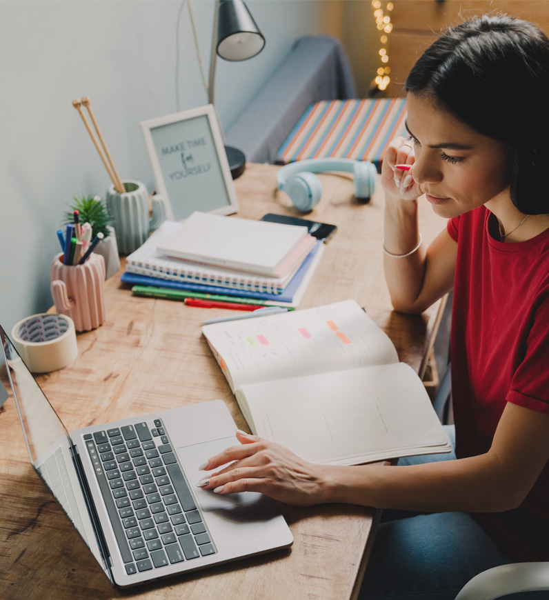 A UX writer crafting compelling and engaging content