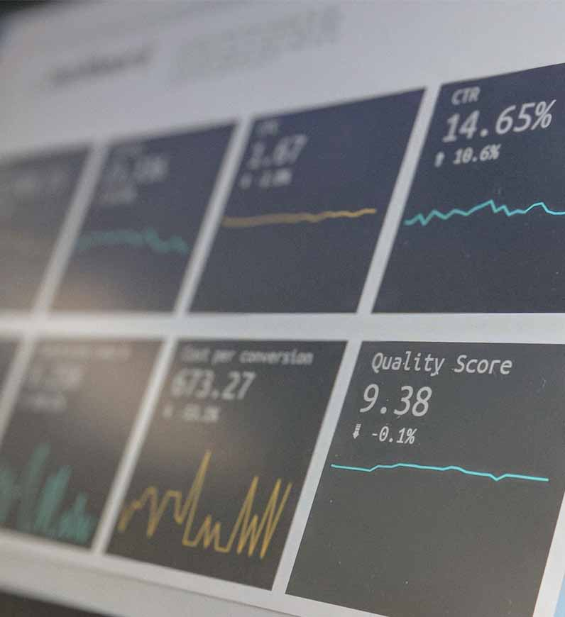 Business growth charts, expanding the market share, achieving sustainable success, growth plan and analysis