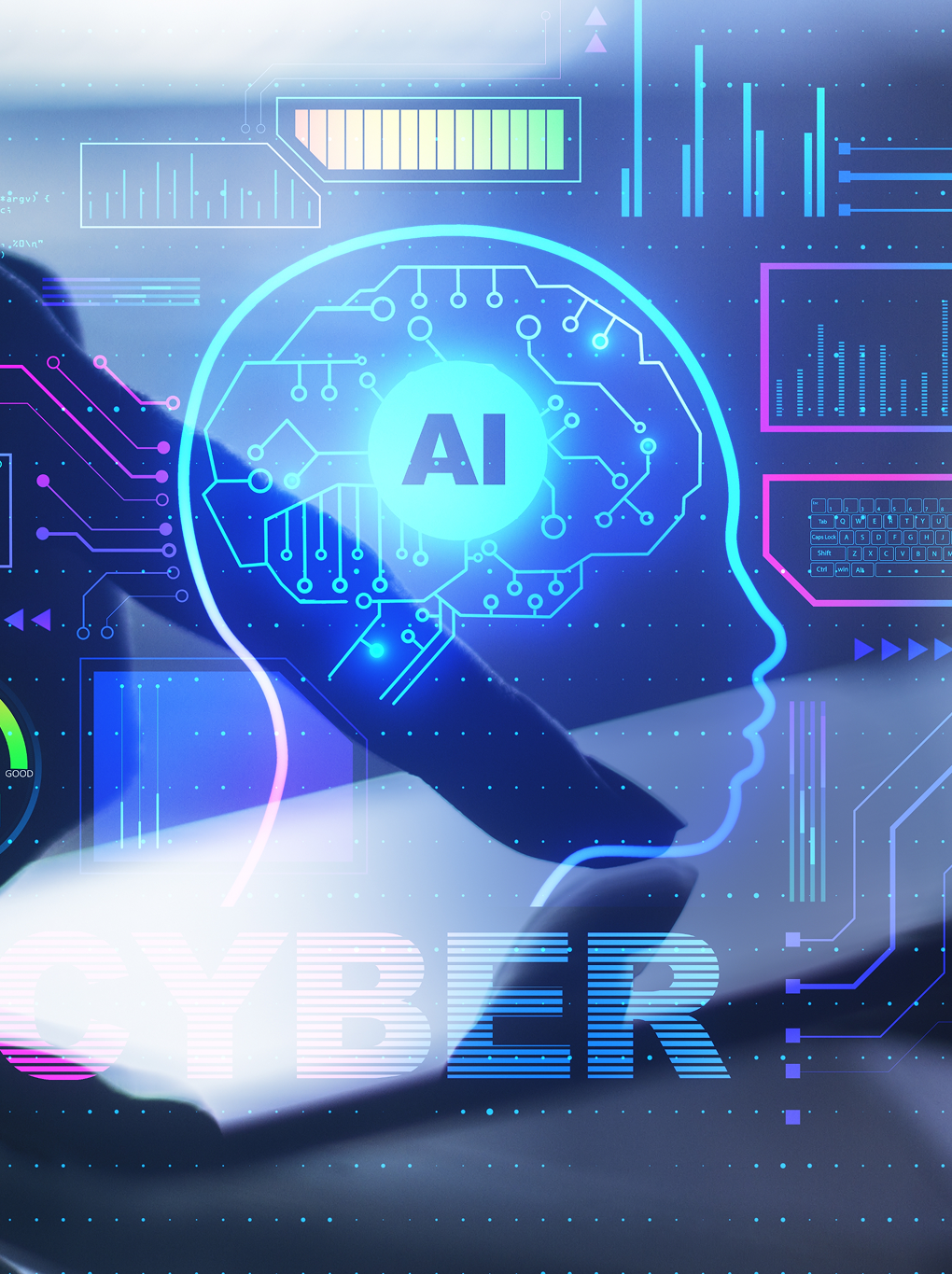 AI data on screen